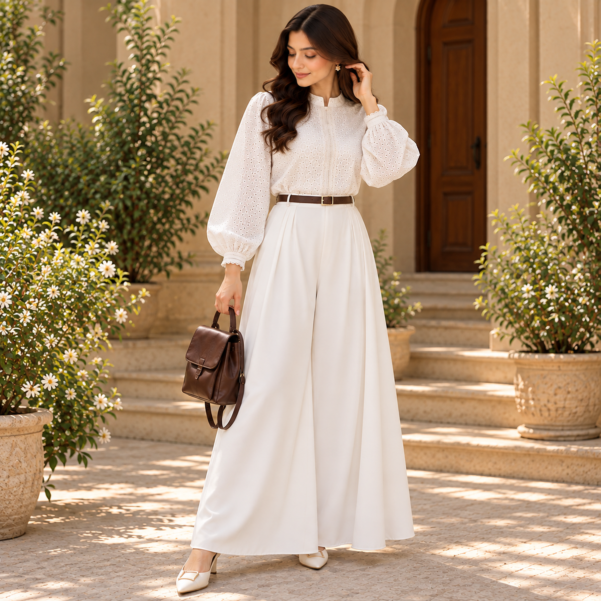 Ivory Bloom Shirt